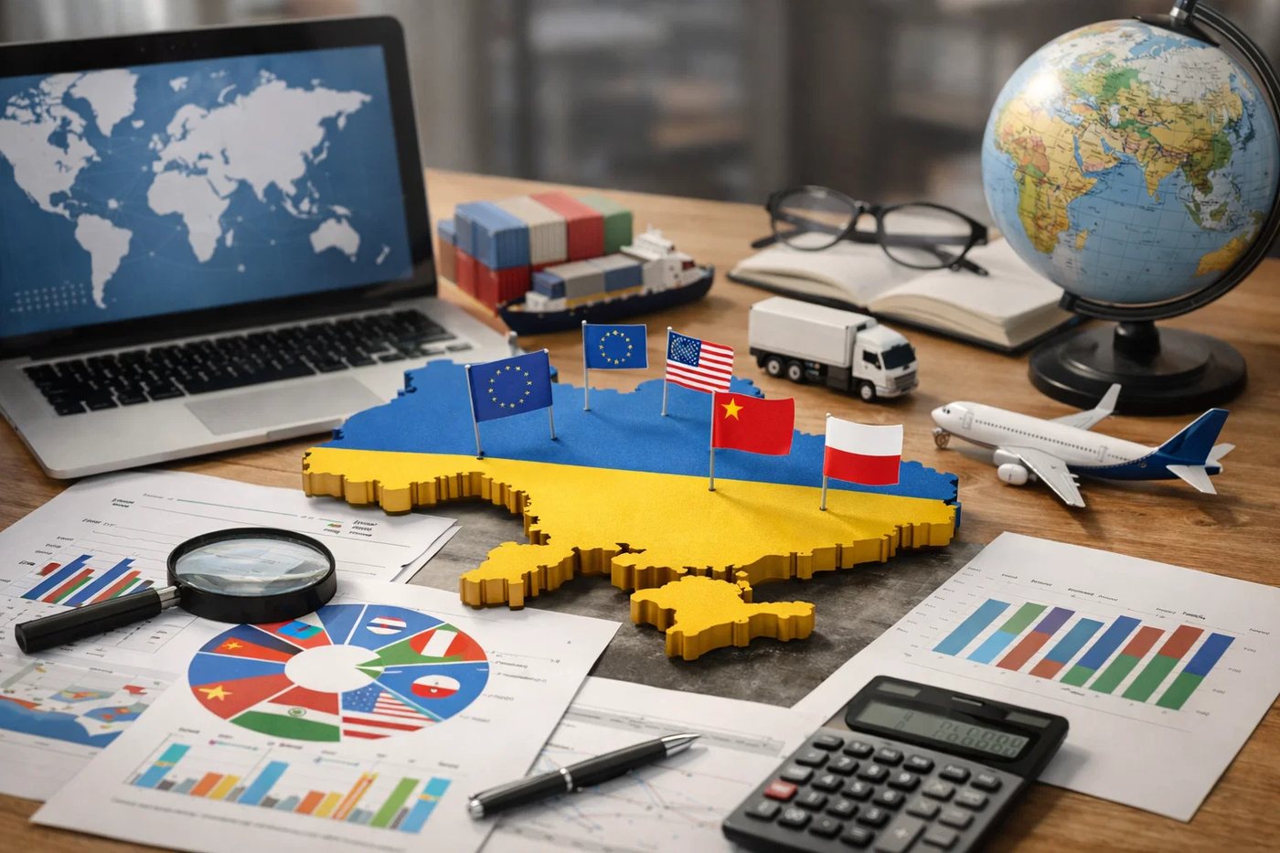Аналіз основних торгівельних партнерів України в 2025 від Experts Club